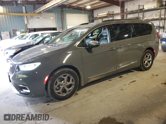 2023 Chrysler Pacifica Limited with VIN 2C4RC1GG0PR529598, listed as a Copart auction lot 55287345 with 65,714 mi miles and Salvage title. Bid and sale history available at DreamBid. Image 1.