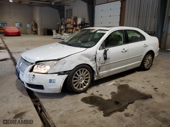 2007 Mercury Milan Premier with VIN 3MEHM08127R670551, listed as a Copart auction lot 71887554 with 129,513 mi miles and Salvage Title. Bid and sale history available at carsss.com. Image 1.