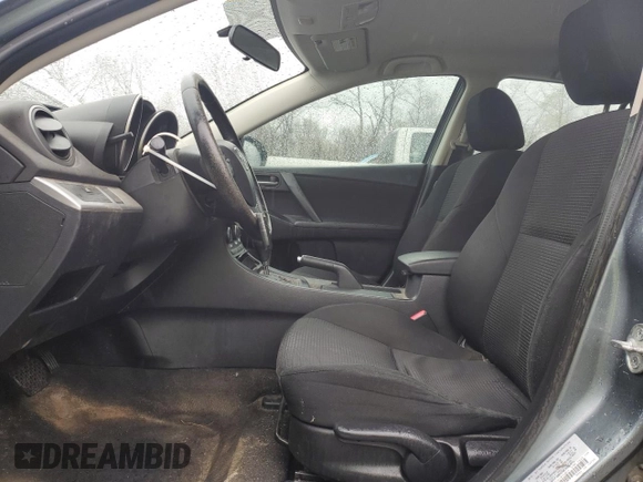 2013 Mazda 3 i Touring with VIN JM1BL1LP1D1814043, listed as a Copart auction lot 52600925 with 163,821 mi miles and Salvage Title. Bid and sale history available at carsss.com. Image 7.