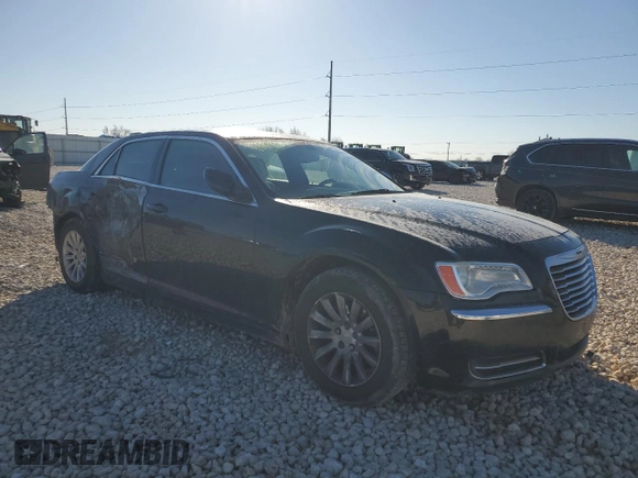 2014 Chrysler 300 with VIN 2C3CCAAG1EH138739, listed as a Copart auction lot 48376455 with 170,404 mi miles and Salvage Title. Bid and sale history available at DreamBid. Image 4.
