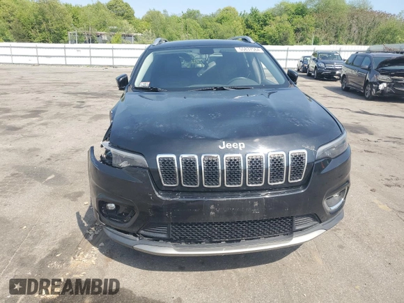 2019 Jeep Cherokee Limited with VIN 1C4PJMDX0KD307268, listed as a Copart auction lot 55044554 with 47,277 mi miles and Salvage Title. Bid and sale history available at carsss.com. Image 5.