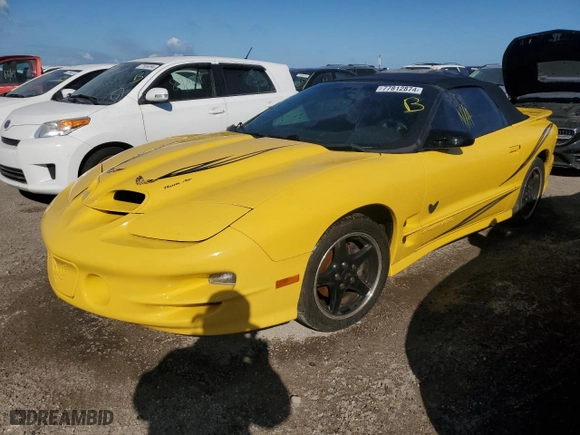 2002 Pontiac Firebird Trans Am with VIN 2G2FV32G522141787, listed as a Copart auction lot 77812874 with 0 mi miles and Non Repairable. Bid and sale history available at carsss.com. Image 1.