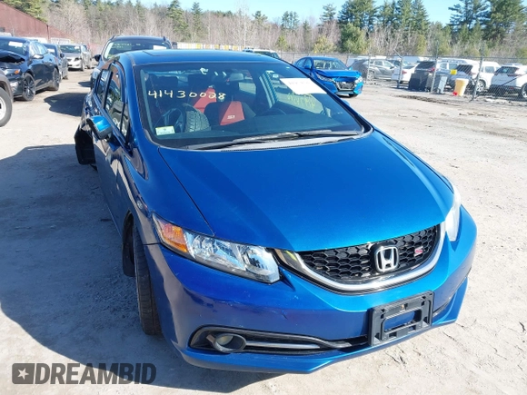 2014 Honda Civic Si with VIN 2HGFB6E55EH700855, listed as a IAAI auction lot 41974580 with 125,270 mi miles and . Bid and sale history available at DreamBid. Image 13.