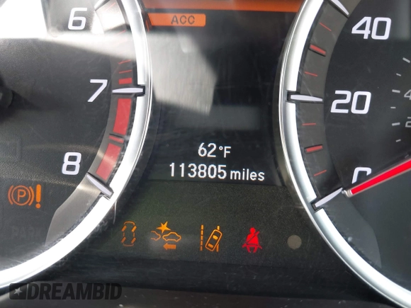 2019 Acura TLX w/A-Spec Pkg with VIN 19UUB1F60KA006344, listed as a IAAI auction lot 41429268 with 113,805 mi miles. Bid and sale history available at carsss.com. Image 15.