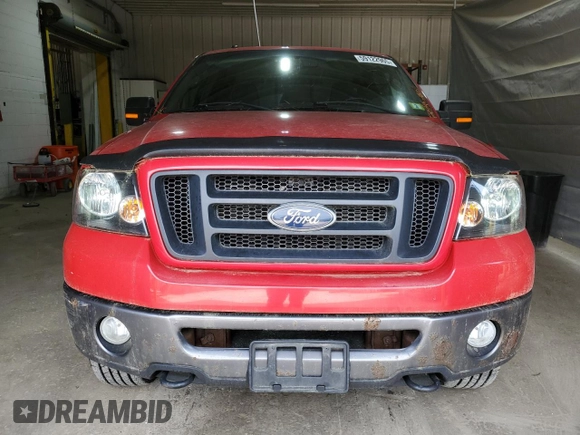 2007 Ford F-150 XLT with VIN 1FTPX14V27FB48857, listed as a Copart auction lot 59122965 with 196,724 mi miles and Salvage title. Bid and sale history available at DreamBid. Image 5.