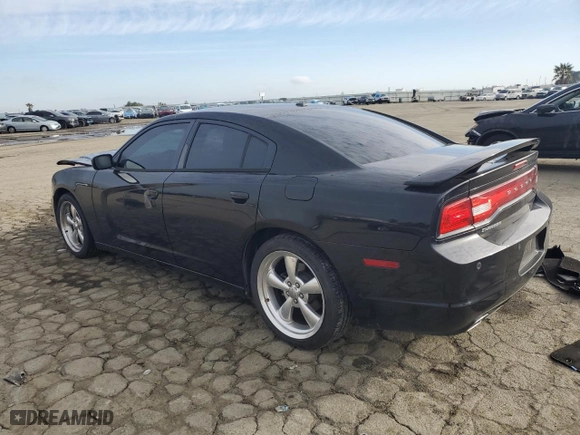 2013 Dodge Charger SXT Plus with VIN 2C3CDXHG8DH603344, listed as a Copart auction lot 44656465 with 121,322 mi miles and Salvage Title. Bid and sale history available at carsss.com. Image 2.