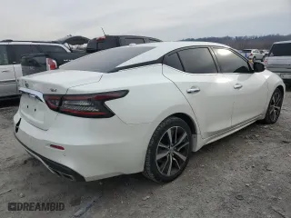 2022 Nissan Maxima SV with VIN 1N4AA6CV1NC504287, listed as a Copart auction lot 84907584 with 45,371 mi miles and Salvage Title. Bid and sale history available at carsss.com. Image 3.
