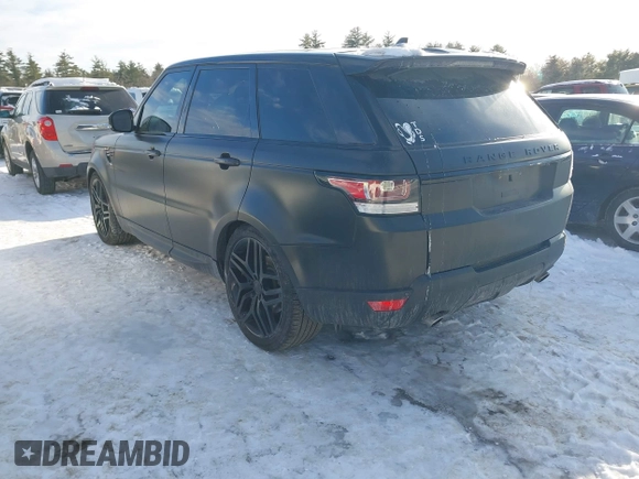 2016 Land Rover Range Rover Sport V6 Diesel HSE with VIN SALWR2KF6GA656035, listed as a IAAI auction lot 41579216 with 94,822 mi miles. Bid and sale history available at carsss.com. Image 3.