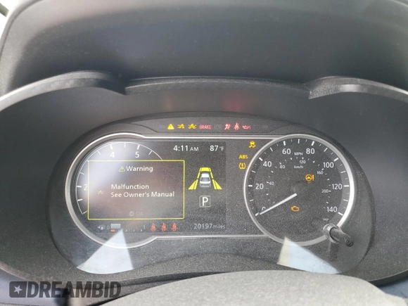2023 Nissan Versa SV z VIN 3N1CN8EV1PL863536, wystawiony jako Copart lot #55695415 z przebiegiem 20 197 mil mil oraz Szkoda całkowita • Salvage title. Historia ofert i sprzedaży dostępna na DreamBid. Obrazek 9.