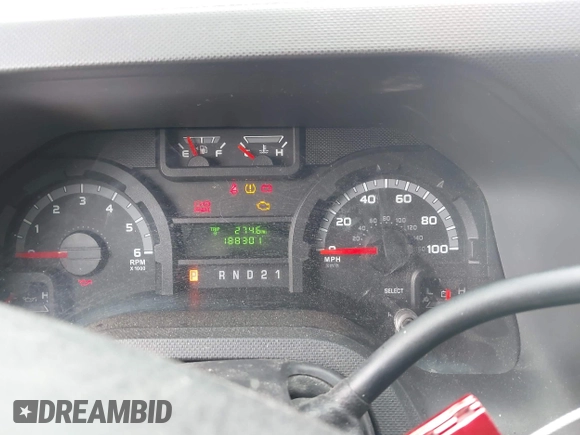 2014 Ford Econoline Cargo Commercial with VIN 1FTNE1EWXEDA18404, listed as a IAAI auction lot 42173934 with 188,301 mi miles and . Bid and sale history available at DreamBid. Image 7.