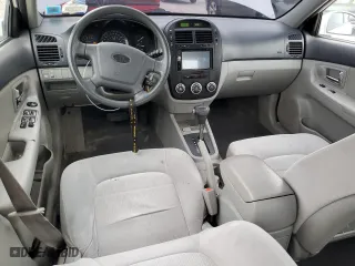 2008 Kia Spectra EX with VIN KNAFE122685580270, listed as a Copart auction lot 52729475 with 174,071 mi miles and Salvage Title. Bid and sale history available at carsss.com. Image 8.