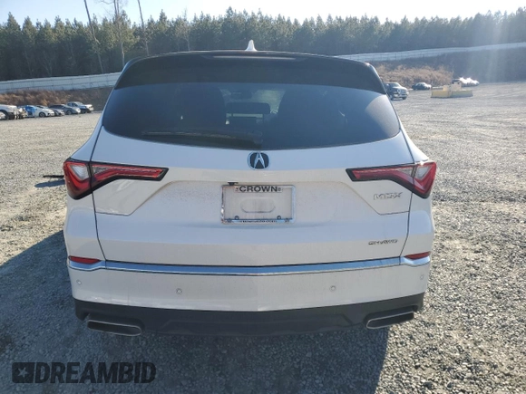 2022 Acura MDX w/Technology Package with VIN 5J8YE1H43NL032577, listed as a Copart auction lot 89393715 with 41,181 mi miles and Salvage Title. Bid and sale history available at carsss.com. Image 6.