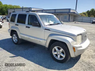 2008 Jeep Liberty Limited with VIN 1J8GN58K18W213432, listed as a Copart auction lot 52492075 with 166,330 mi miles and Salvage Title. Bid and sale history available at DreamBid. Image 4.