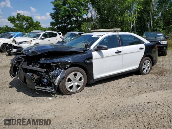 2018 Ford Police Interceptor with VIN 1FAHP2MK4JG140847, listed as a Copart auction lot 60397585 with 58,905 mi miles and Salvage title. Bid and sale history available at DreamBid. Image 1.