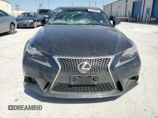2014 Lexus IS with VIN JTHBF1D29E5020328, listed as a Copart auction lot 49854965 with 170,416 mi miles and Salvage Title. Bid and sale history available at carsss.com. Image 5.