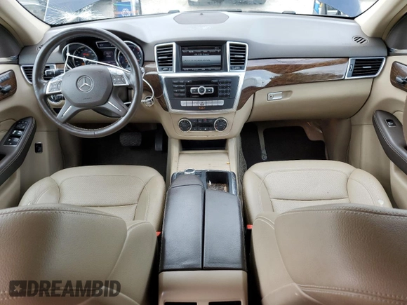 2013 Mercedes-Benz M ML 350 with VIN 4JGDA5HB3DA153081, listed as a Copart auction lot 64823524 with 129,004 mi miles and Salvage Title. Bid and sale history available at carsss.com. Image 8.
