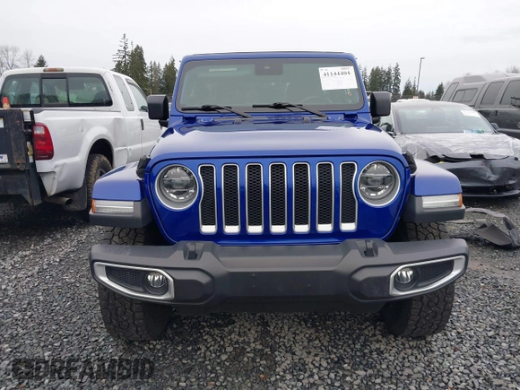 2019 Jeep Wrangler Unlimited Sahara with VIN 1C4HJXEG2KW609315, listed as a IAAI auction lot 41144404 with 55,266 mi miles and . Bid and sale history available at DreamBid. Image 12.