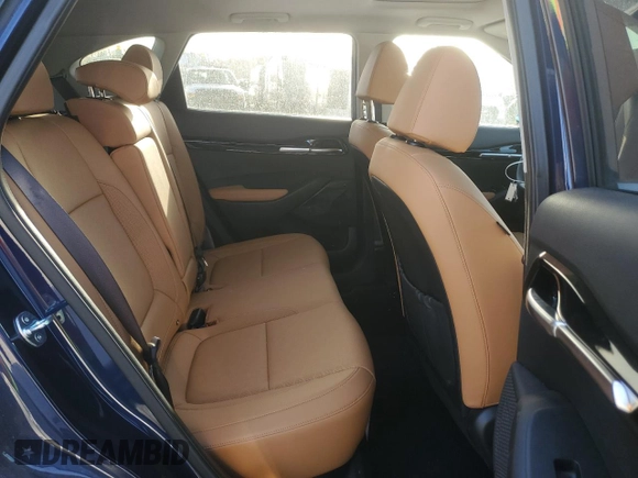 2024 Kia Seltos SX with VIN KNDETCA70R7631362, listed as a Copart auction lot 49338665 with 6,760 mi miles and Salvage title. Bid and sale history available at DreamBid. Image 11.