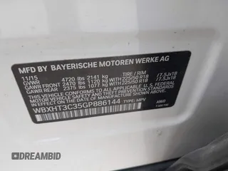 2016 BMW X1 xDrive28i with VIN WBXHT3C35GP886144, listed as a IAAI auction lot 41954742 with 89,268 mi miles. Bid and sale history available at carsss.com. Image 9.