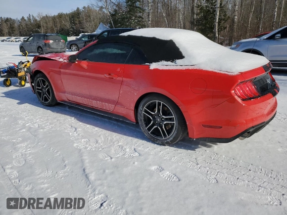 2023 Ford Mustang EcoBoost with VIN 1FATP8UHXP5112072, listed as a Copart auction lot 88209805 with 56,375 mi miles and Salvage title. Bid and sale history available at DreamBid. Image 2.