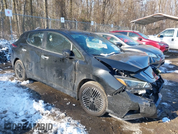 2024 Nissan LEAF SV Plus z VIN 1N4CZ1CV1RC553743, wystawiony jako IAAI lot #41286217 z przebiegiem 10 707 mil mil oraz . Historia ofert i sprzedaży dostępna na DreamBid. Obrazek 1.