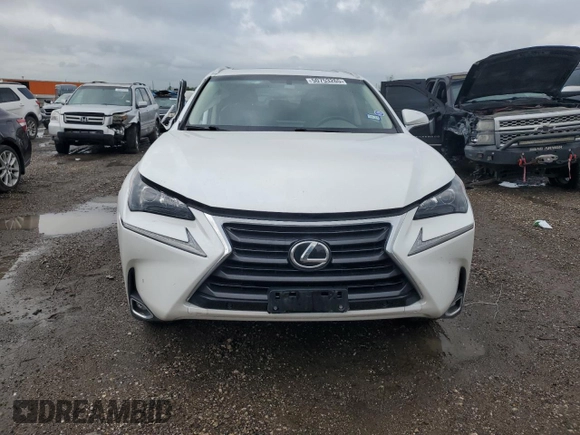 2017 Lexus NX with VIN JTJYARBZ4H2055032, listed as a Copart auction lot 50753265 with 80,993 mi miles and Salvage Title. Bid and sale history available at carsss.com. Image 5.