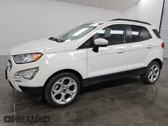 2021 Ford EcoSport SE with VIN MAJ3S2GE6MC444725, listed as a Copart auction lot 49692855 with 51,247 mi miles and Clean Title. Bid and sale history available at carsss.com. Image 1.