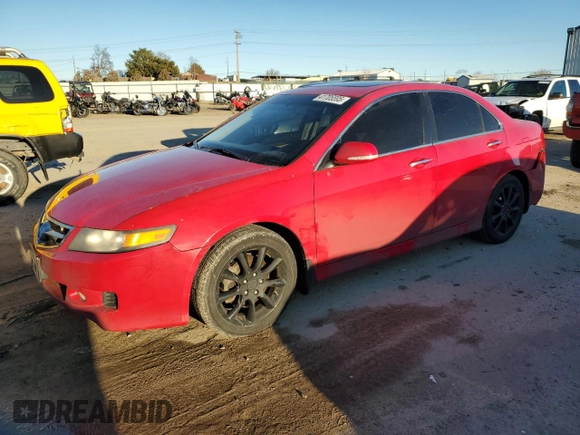 2008 Acura TSX Nav with VIN JH4CL96938C011257, listed as a Copart auction lot 41705595 with 190,368 mi miles and Salvage Title. Bid and sale history available at carsss.com. Image 1.
