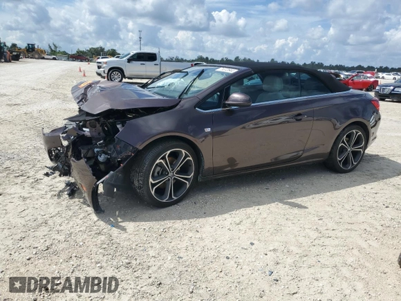 2016 Buick Cascada Premium с VIN W04WT3N59GG155097, выставлен на аукционе Copart как лот 71072644 с пробегом Не указан миль и Списание • Salvage title. История ставок и продаж доступна на DreamBid. Изображение 1.