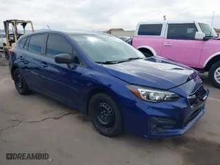 2018 Subaru Impreza with VIN 4S3GTAA66J3740232, listed as a IAAI auction lot 41802671 with 69,847 mi miles. Bid and sale history available at carsss.com. Image 1.