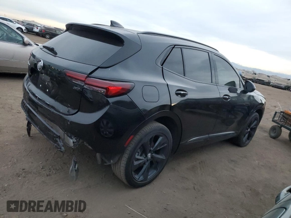 2022 Buick Envision Essence with VIN LRBFZPR41ND042688, listed as a Copart auction lot 84533094 with 34,088 mi miles and Salvage Title. Bid and sale history available at carsss.com. Image 3.