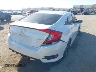 2020 Honda Civic Sedan Sport with VIN 19XFC2F8XLE016325, listed as a IAAI auction lot 41851007 with 68,310 mi miles. Bid and sale history available at carsss.com. Image 4.