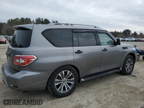2020 Nissan Armada SL with VIN JN8AY2NC8L9616156, listed as a Copart auction lot 47469885 with 118,662 mi miles and Salvage Title. Bid and sale history available at carsss.com. Image 3.