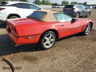 1987 Chevrolet Corvette with VIN 1G1YY3187H5124758, listed as a Copart auction lot 68829344 with 0 mi miles and Non Repairable. Bid and sale history available at carsss.com. Image 3.
