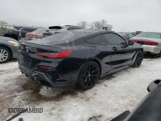 2019 BMW 8 Series M850i xDrive with VIN WBABC4C54KBU96021, listed as a Copart auction lot 82682333 with 0 mi miles. Bid and sale history available at carsss.com. Image 3.