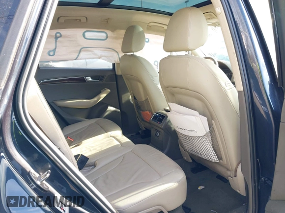 2012 Audi Q5 2.0T Premium Plus with VIN WA1LFAFP3CA018975, listed as a IAAI auction lot 41645580 with 1 mi miles. Bid and sale history available at carsss.com. Image 8.