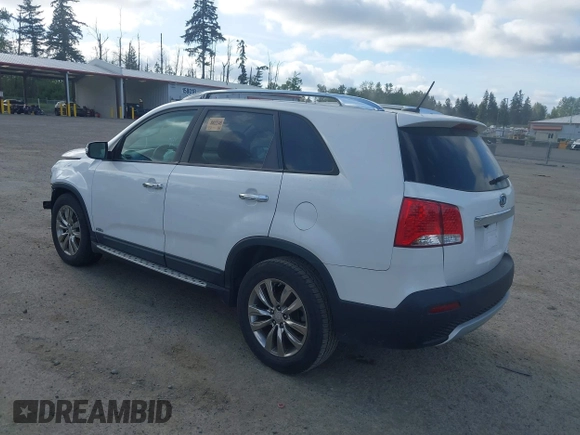 2011 Kia Sorento EX with VIN 5XYKUDA22BG178350, listed as a IAAI auction lot 42225234 with 107,674 mi miles and . Bid and sale history available at DreamBid. Image 3.