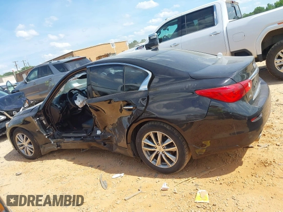 2015 Infiniti Q50 with VIN JN1BV7AR1FM407913, listed as a IAAI auction lot 42176827 with 110,969 mi miles and . Bid and sale history available at DreamBid. Image 14.