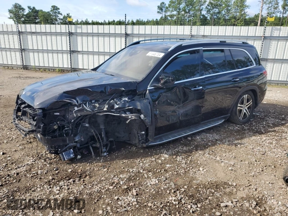 2021 Mercedes-Benz GLS 450 with VIN 4JGFF5KE8MA375869, listed as a Copart auction lot 61446704 with 58,763 mi miles and Salvage Title. Bid and sale history available at DreamBid. Image 1.