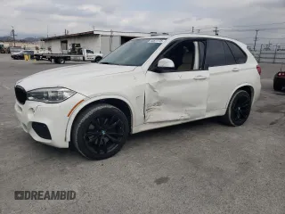 2014 BMW X5 xDrive50i with VIN 5UXKR6C51E0J73265, listed as a Copart auction lot 53677775 with 124,269 mi miles and Salvage title. Bid and sale history available at DreamBid. Image 1.