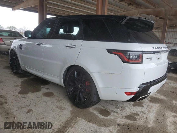 2022 Land Rover Range Rover Sport HST with VIN SALWS2RUXNA234887, listed as a Copart auction lot 43360355 with 0 mi miles and Non Repairable. Bid and sale history available at carsss.com. Image 2.