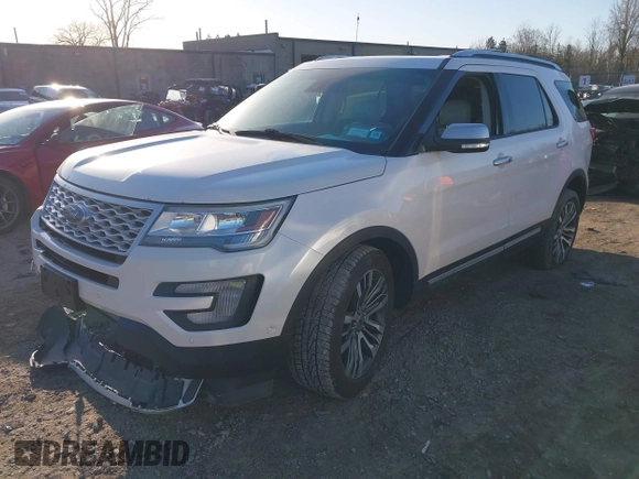 2016 Ford Explorer Platinum with VIN 1FM5K8HT9GGD19598, listed as a IAAI auction lot 41817151 with 100,190 mi miles and . Bid and sale history available at DreamBid. Image 17.