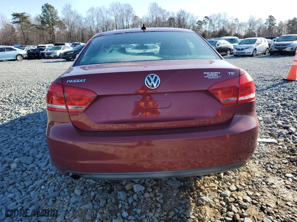 2015 Volkswagen Passat 1.8T Limited Edition with VIN 1VWAT7A31FC029153, listed as a Copart auction lot 45638115 with 148,602 mi miles and Salvage Title. Bid and sale history available at carsss.com. Image 6.
