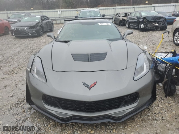 2016 Chevrolet Corvette Z06 2LZ with VIN 1G1YS2D63G5608866, listed as a Copart auction lot 45017105 with 0 mi miles and Salvage Title. Bid and sale history available at carsss.com. Image 5.
