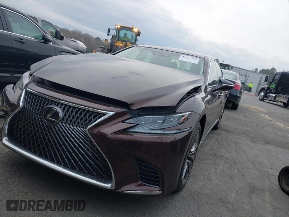 2018 Lexus LS with VIN JTHB5LFF5J5003051, listed as a IAAI auction lot 41843702 with 29,026 mi miles. Bid and sale history available at carsss.com. Image 12.