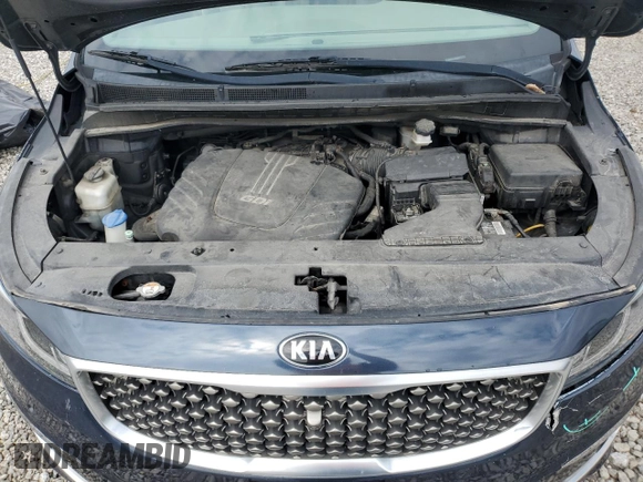 2016 Kia Sedona SX-L with VIN KNDME5C17G6186258, listed as a Copart auction lot 55742885 with 98,487 mi miles and Clean Title. Bid and sale history available at DreamBid. Image 12.