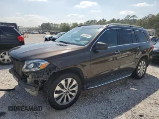 2017 Mercedes-Benz GLS 450 with VIN 4JGDF6EE8HA962409, listed as a Copart auction lot 46400484 with 182,394 mi miles and . Bid and sale history available at DreamBid. Image 1.