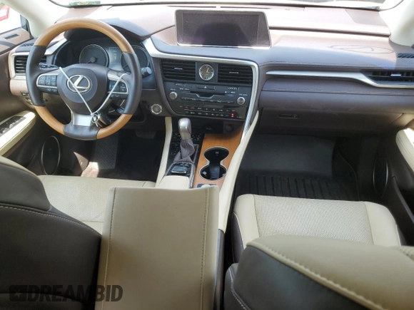 2017 Lexus RX 350 with VIN 2T2ZZMCA6HC037091, listed as a Copart auction lot 54791515 with 49,430 mi miles and Non Repairable. Bid and sale history available at DreamBid. Image 8.
