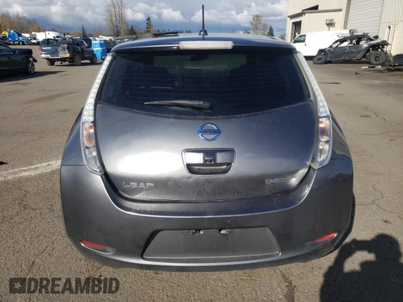 2015 Nissan LEAF SV with VIN 1N4AZ0CP4FC307459, listed as a Copart auction lot 47278443 with 91,558 mi miles. Bid and sale history available at carsss.com. Image 6.