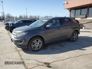 2017 Ford Edge Titanium z VIN 2FMPK4K94HBB75207, wystawiony jako Copart lot #48712105 z przebiegiem 110 311 mil mil oraz Szkody całkowita. Historia ofert i sprzedaży dostępna na DreamBid. Obrazek 1.